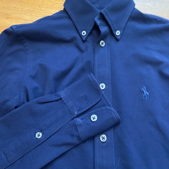 POLO RALPH LAUREN Women’s Knit Oxford Shirt - Picture 8 of 14